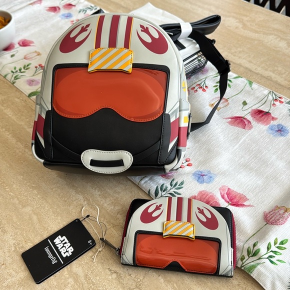 Disney Handbags - Star Wars Skywalker Rare Limited Style Backpack +Wallet Set of 2 items NWT